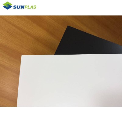 Good Hardness Color Black And White Abs Foam For Exhibition Board