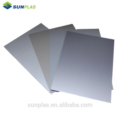 Manufacturer price good price PC/ABS plastic sheet for interior and exterior of vehicle rail interiors trims